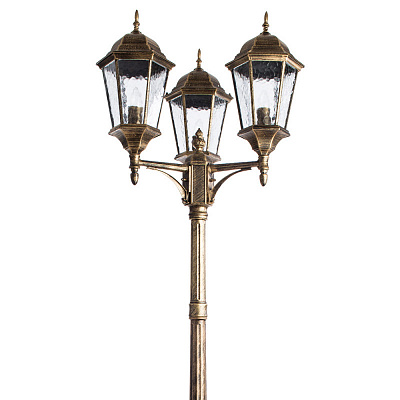 Уличный фонарь ARTE Lamp Genova A1207PA-3BN