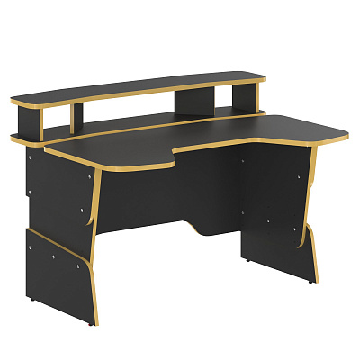 Компьютерный стол Skyland SKILLL STG 1390 Антрацит /  Желтый Бриллиант