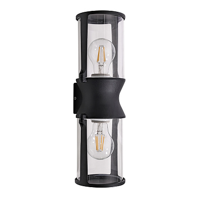 Уличный настенный светильник ARTE LAMP MINCHIR A8306AL-2BK