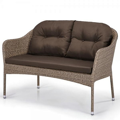 Диван Afina Garden S54B-W56 Light brown Коричневый