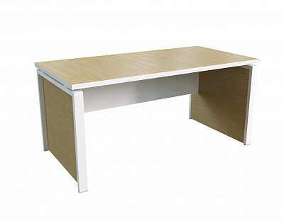 Стол руководителя MULTI-OFFICE СТИЛ ЭВО (Steel evo) 160х80х74 дуб светлый
